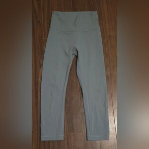 Lululemon Wunder Under Crop Hi-Rise 21" Full-On Luxtreme – Celadon – Size 4